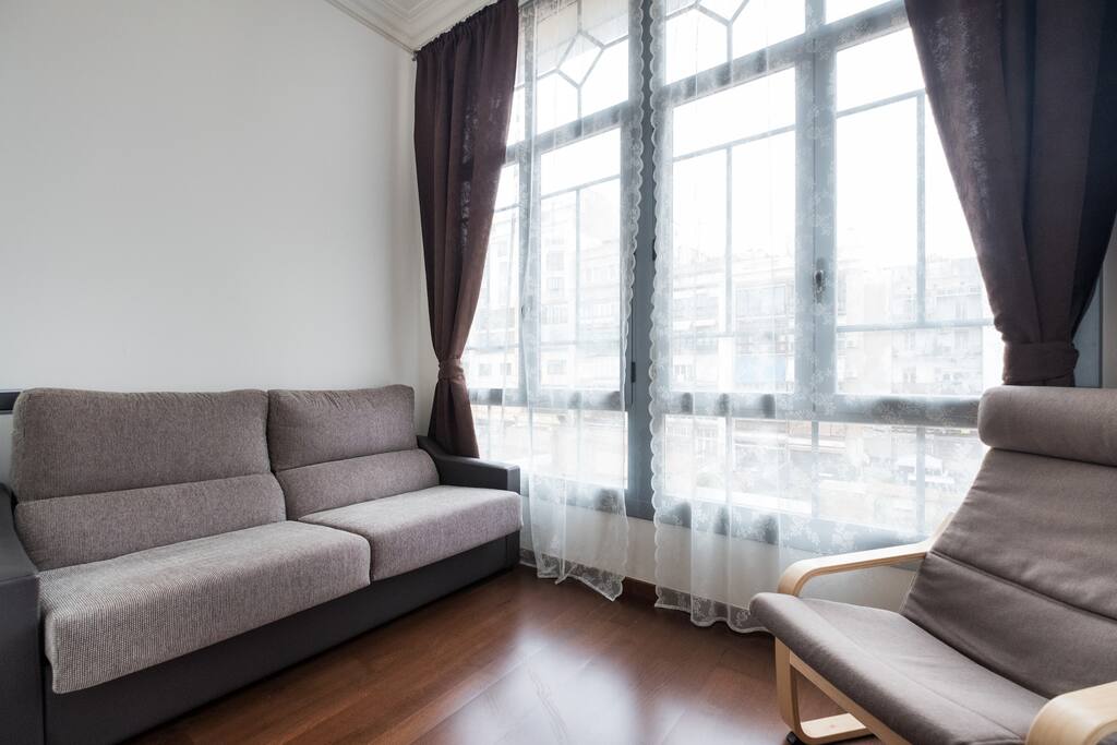 Galería with sofa bed