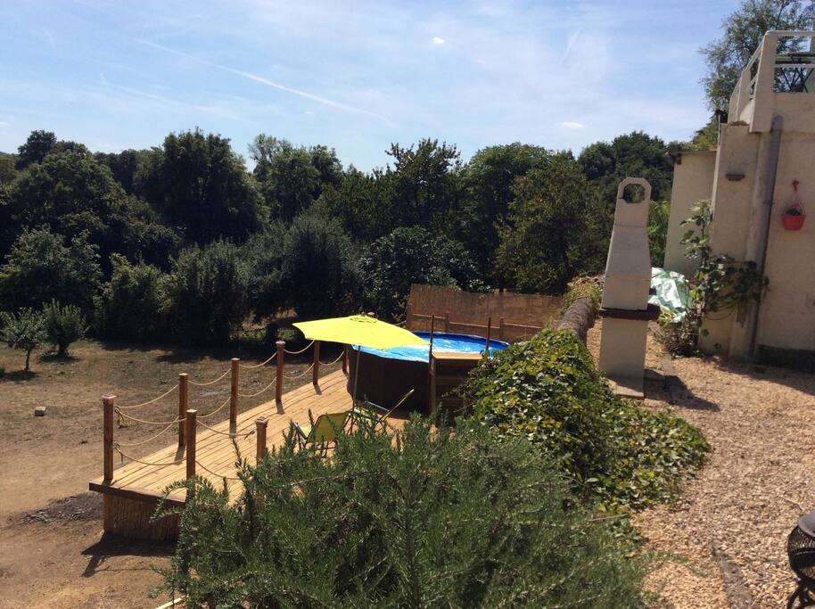 View of pool terrace