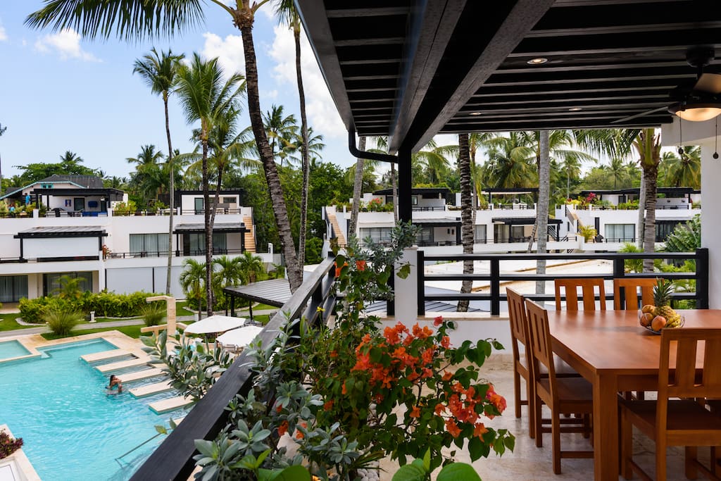 Covered terrace