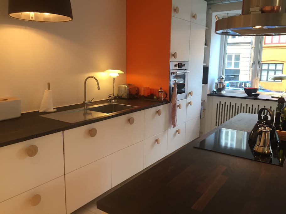 New kitchen with induction.