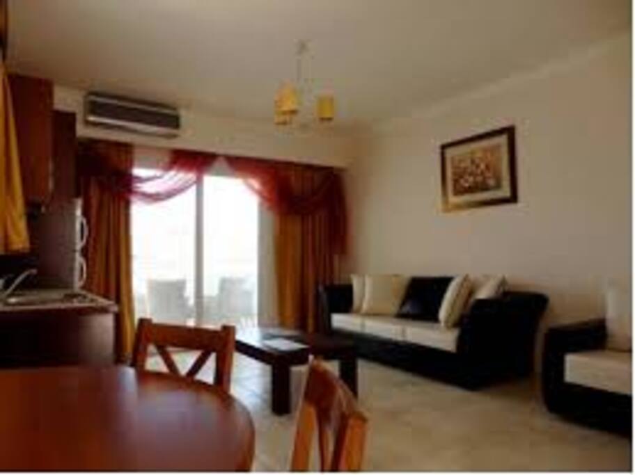 spacious living room
