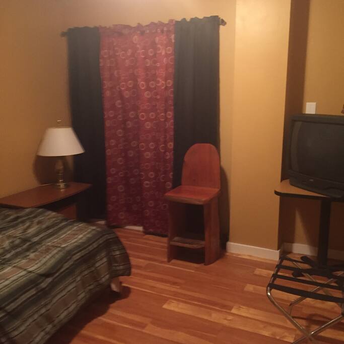 Full size bed in 1 of 3 bedrooms