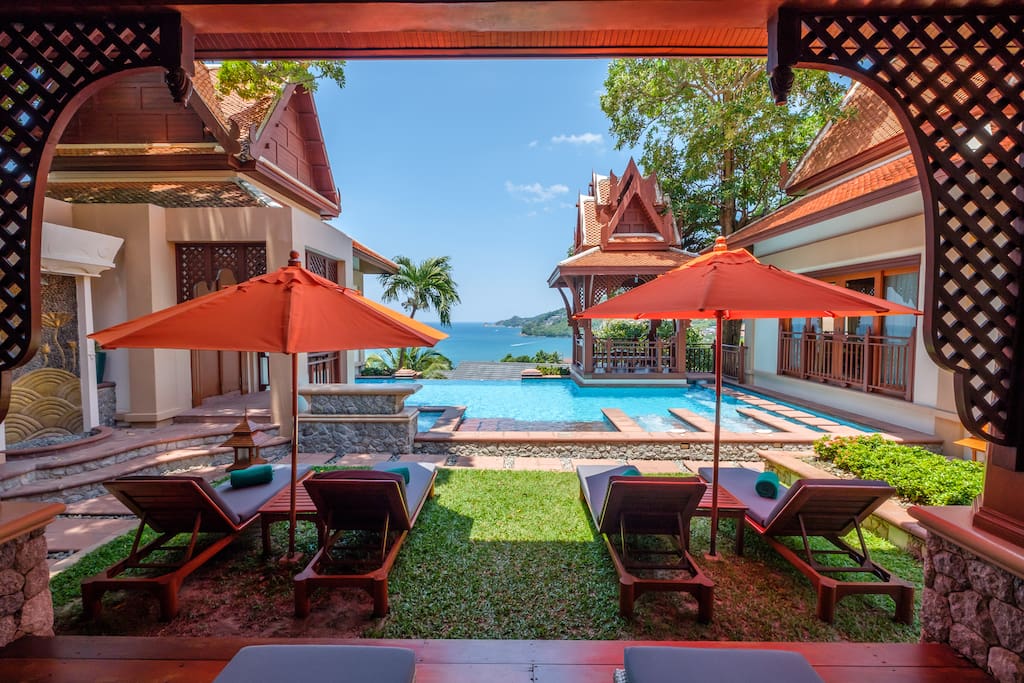 Private pool with Ocean View