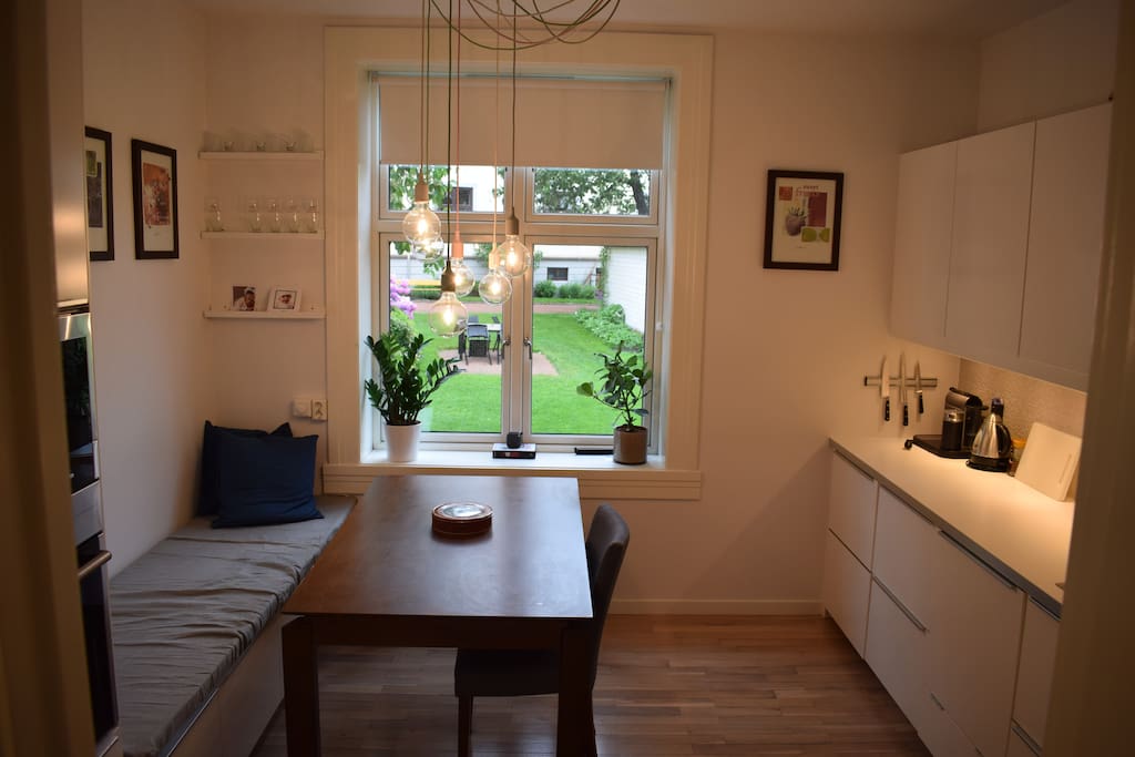 Large modern kitchen with all amenities
