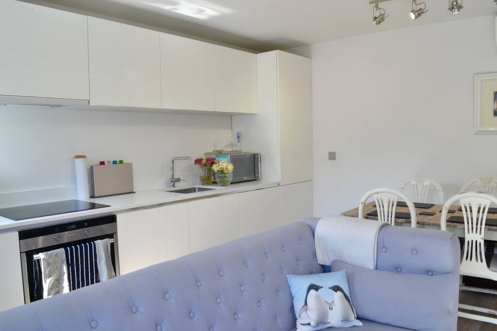 Kitchen equiped with all the cooking utensils you'll need
