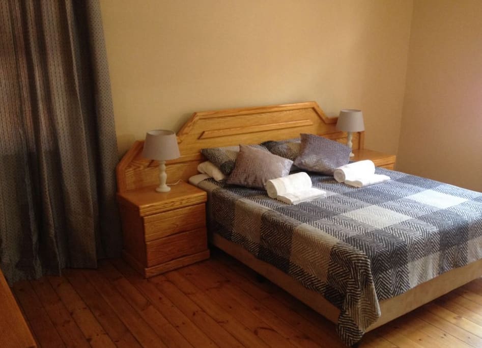 Spacious and comfortable room with plenty cupboard space.