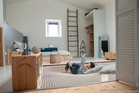 Loft with giant hammock between Pornic and Noirmoutier