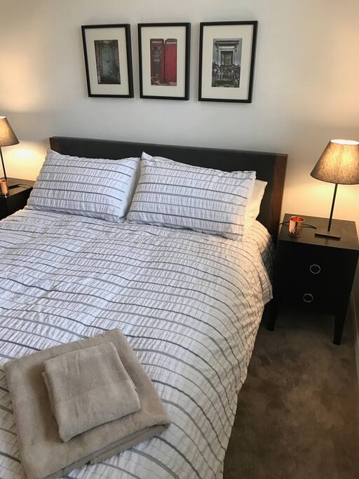 Bedroom one with king-size bed