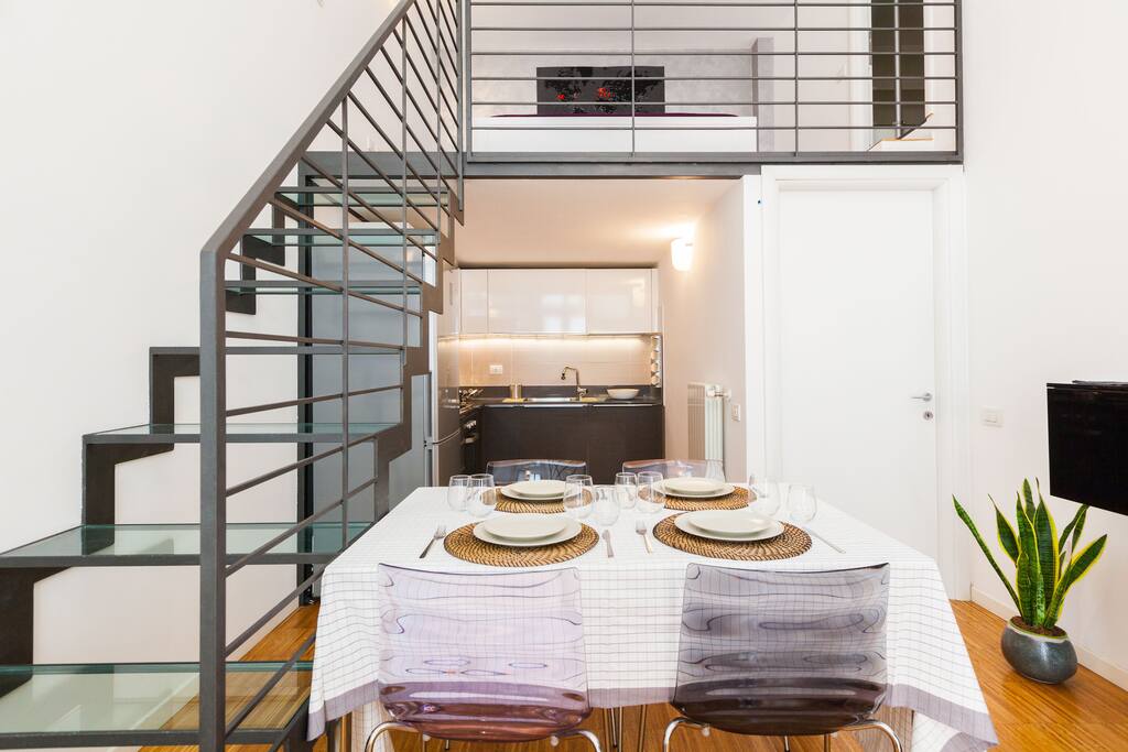 The dining table