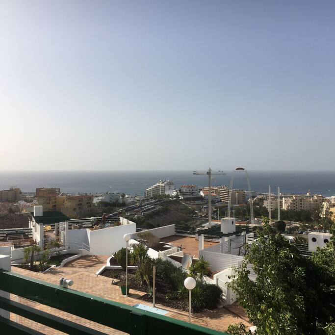 Terrace overlooking the sea