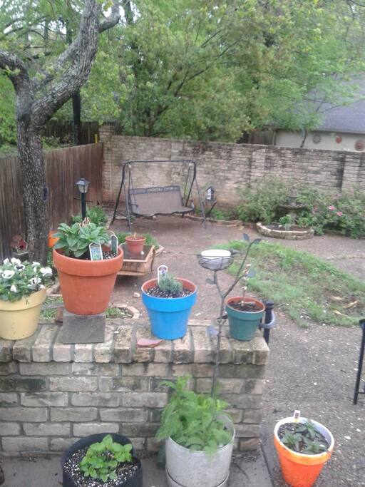 court yard outside place to relax