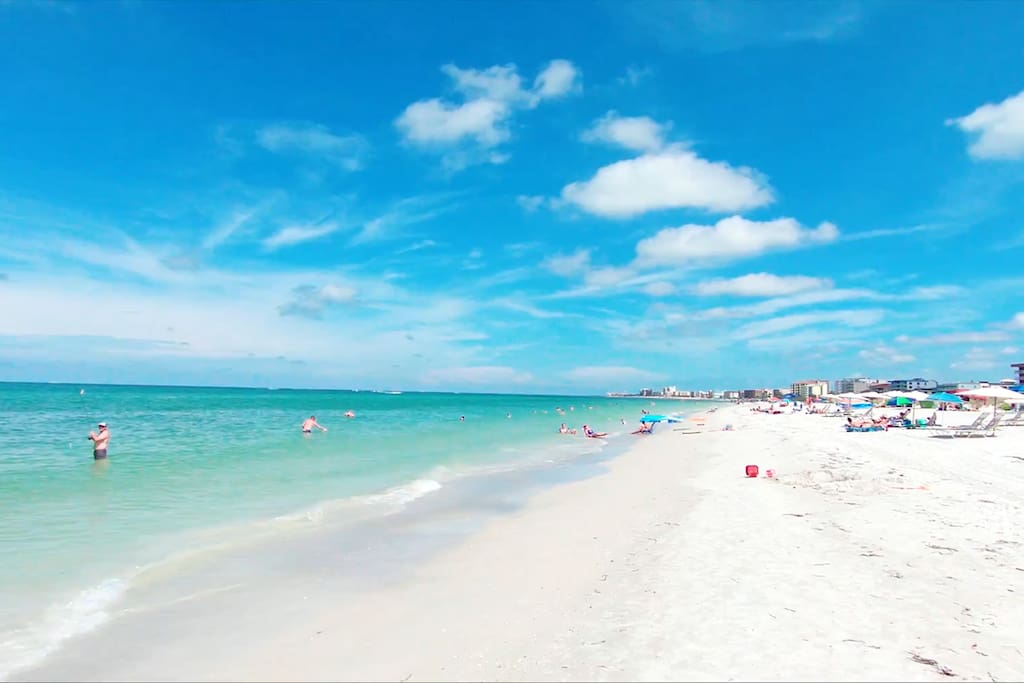 Miles of beach - area voted one of the top beaches in the US.