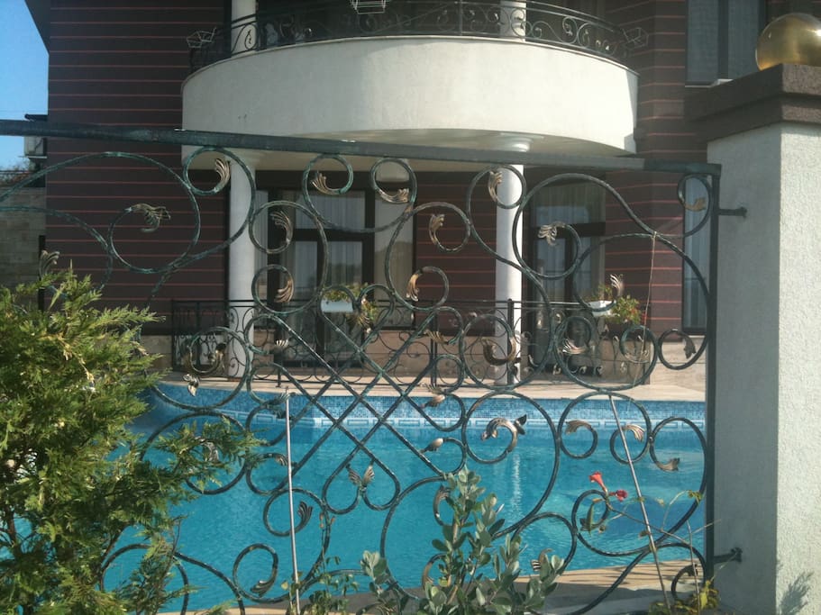 The apartment is on the ground floor