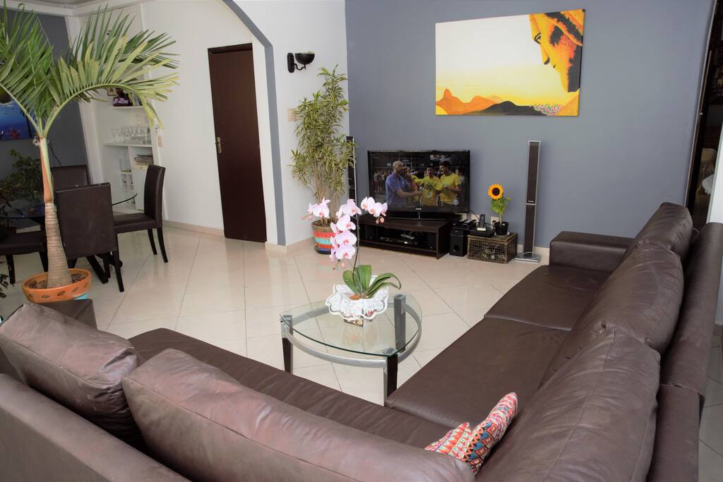 Living room TV and entertainment center