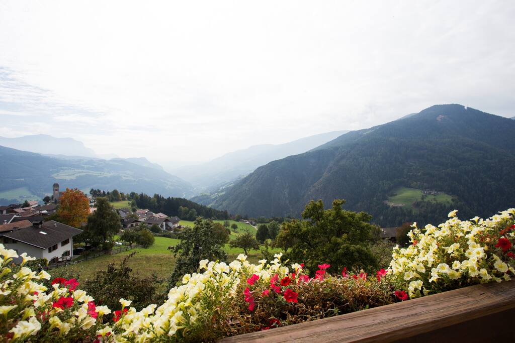 Blick vom Balkon