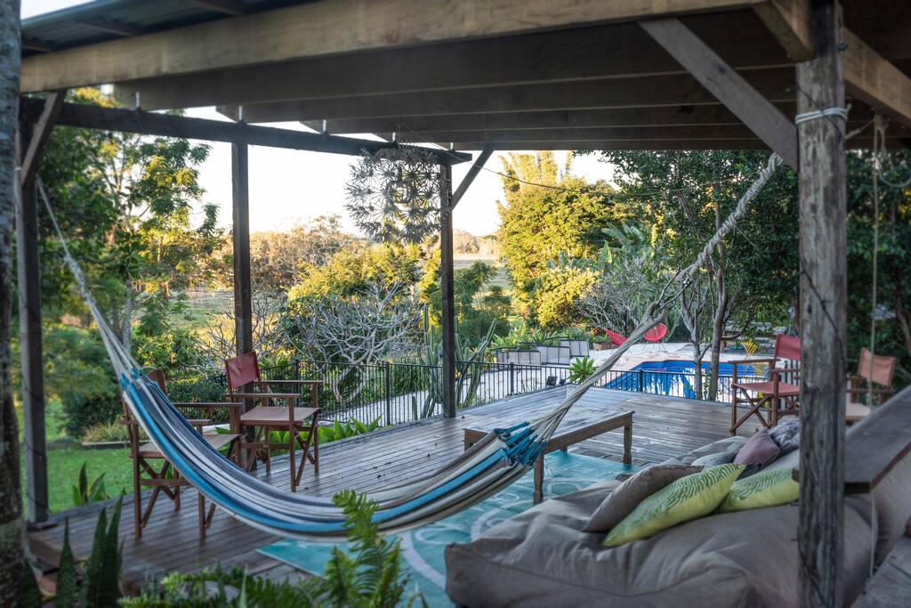 Relax up on the cabana - great views and breeze