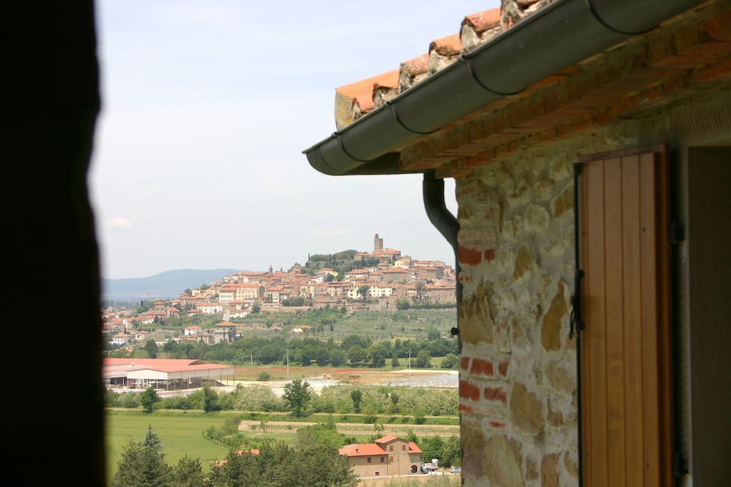 View into Castiglion Fiorentino