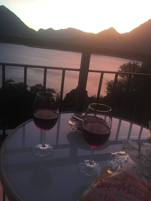 Enjoy sunset from your balcony