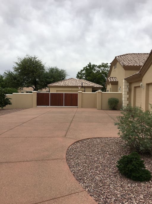 Guest House behind RV gate