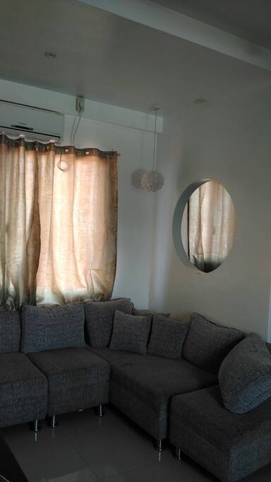 Seating area in the living room