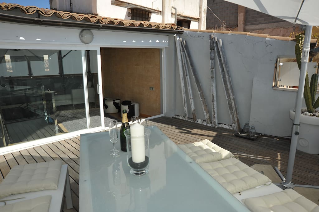 eigene Terrasse