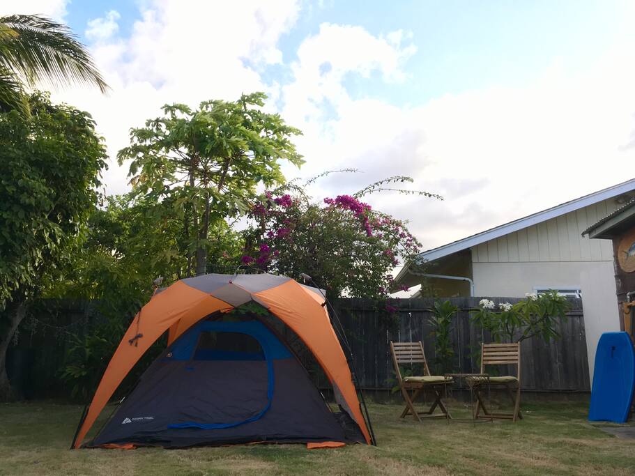Backyard Camping for 1 or 2