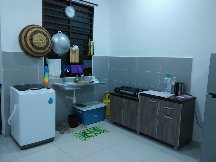 Kitchen area.