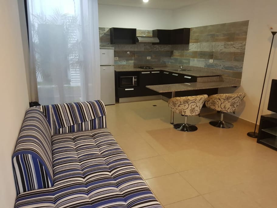 Area de sala y cocina