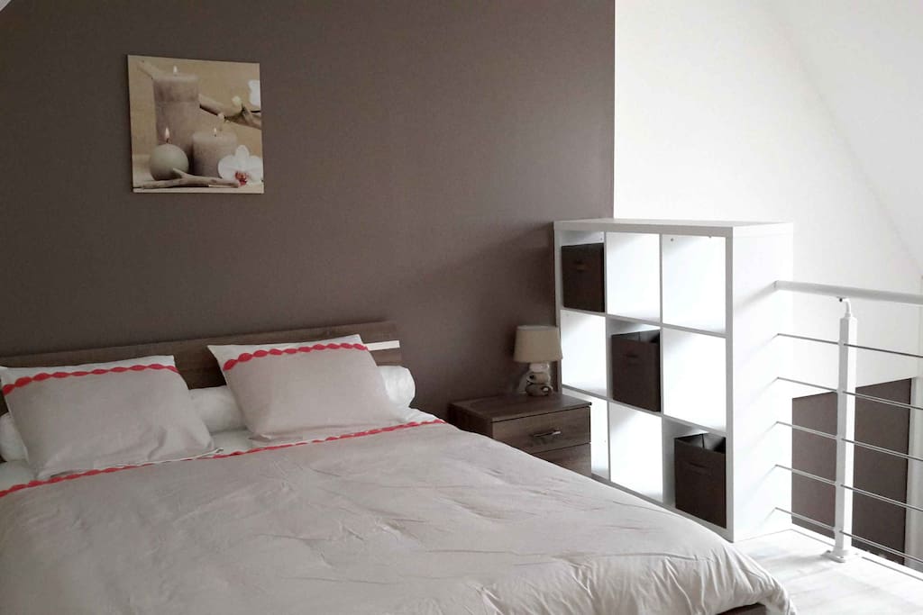 Chambre en mezzanine avec lit 160 Chapitre 1