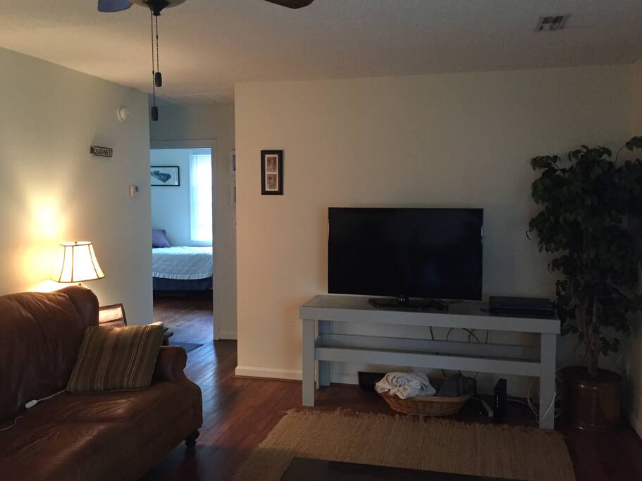 Living room TV view