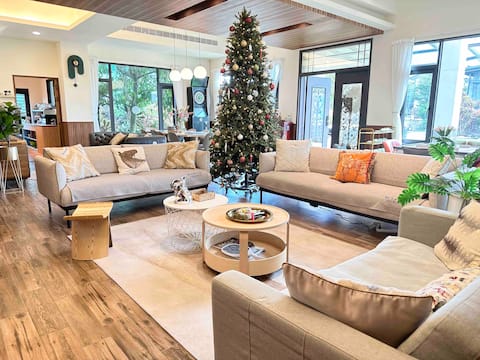 Only this is green ~ Detached large space 7 rooms 36 people/120-inch TV/2x electric dartboards/dart 