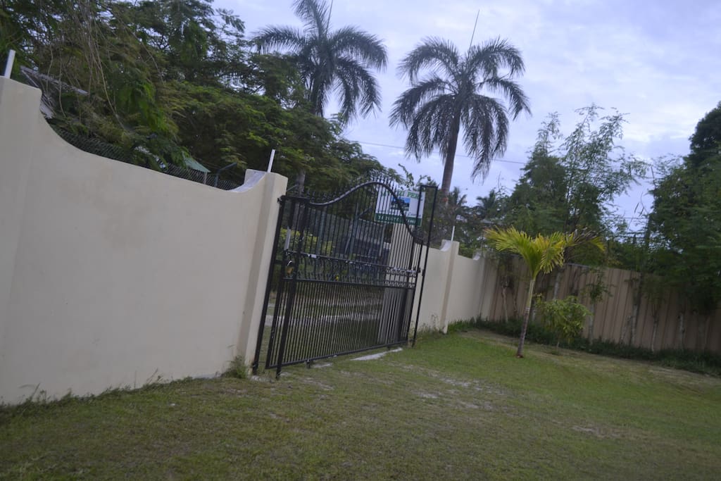 Private gates for security.