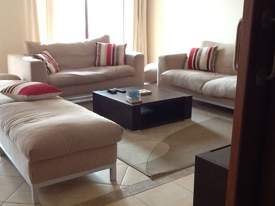 Sitting area.
