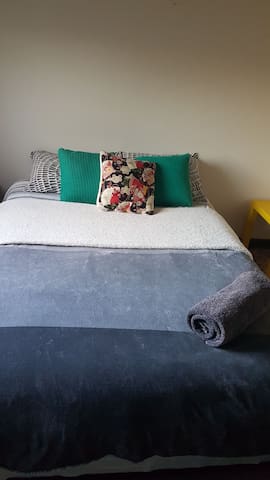 Comfortable double bed for Single travelers