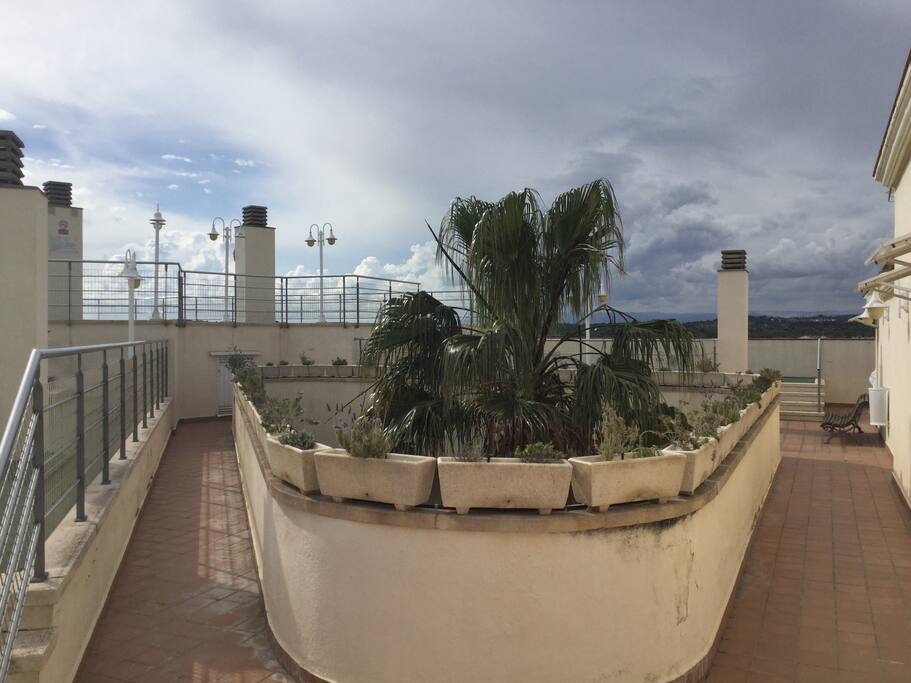 Vista del ático.