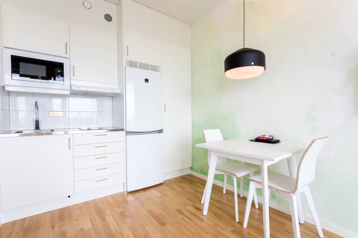 Studio Apartment two single beds
