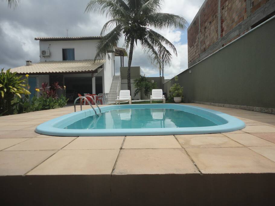 piscina com deck