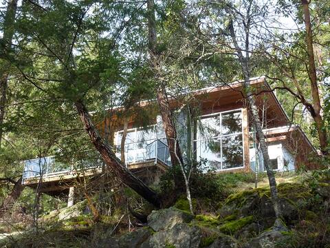 The Aerie - A glazed Modern Treehouse