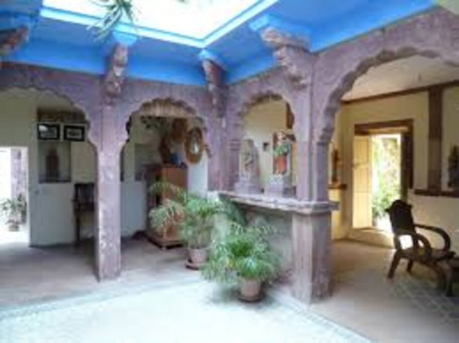 Central courtyard