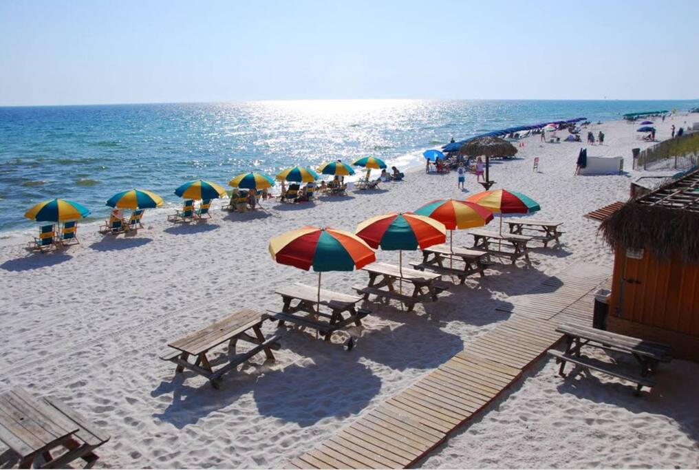 Shuttle service to the beach