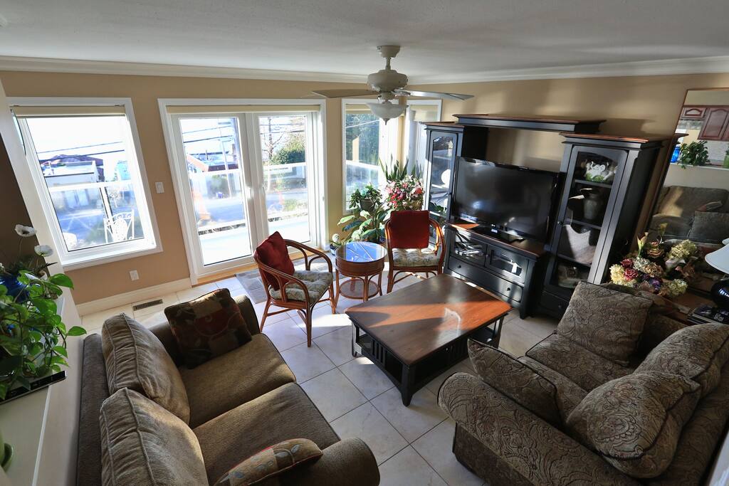 Living Room with ocean view