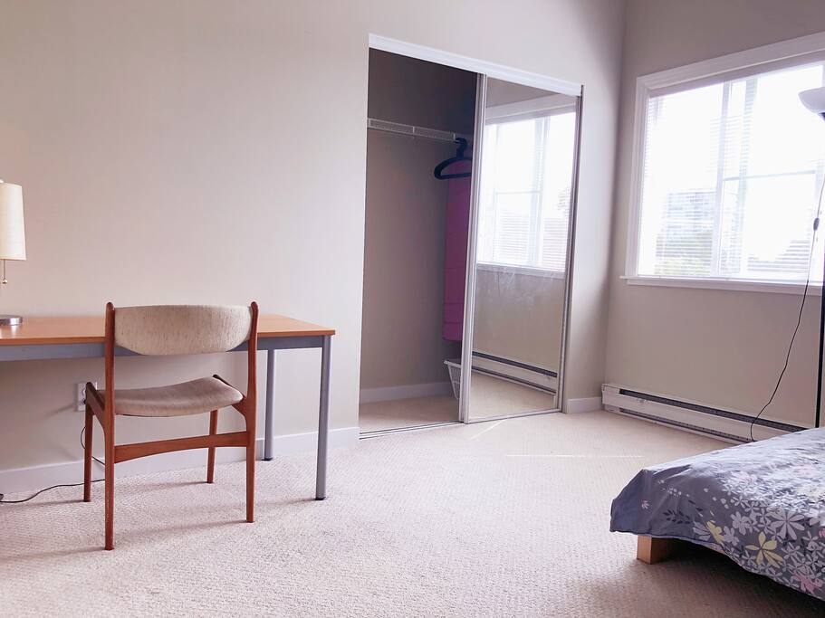 Working place and closet