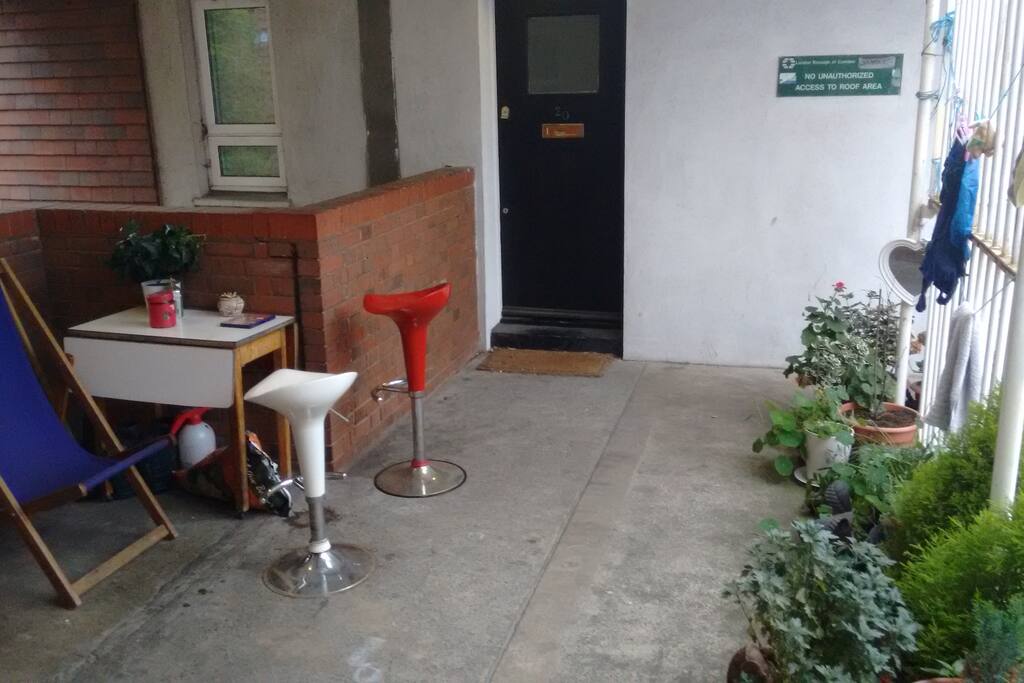 porch area we share with neighbours
