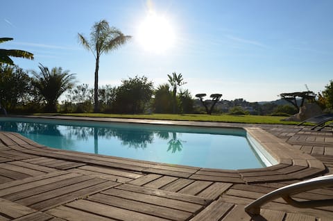 Villa / apartment 100m2 Panoramic view with pool