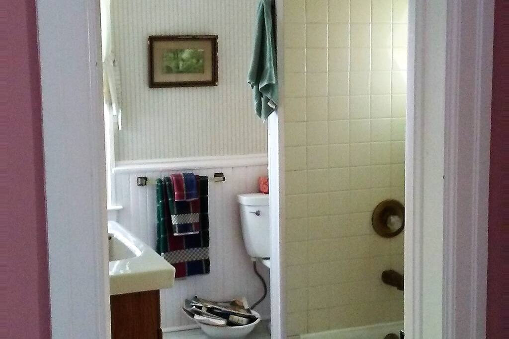 Shower and tub