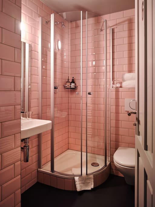 private bathroom across the corridor