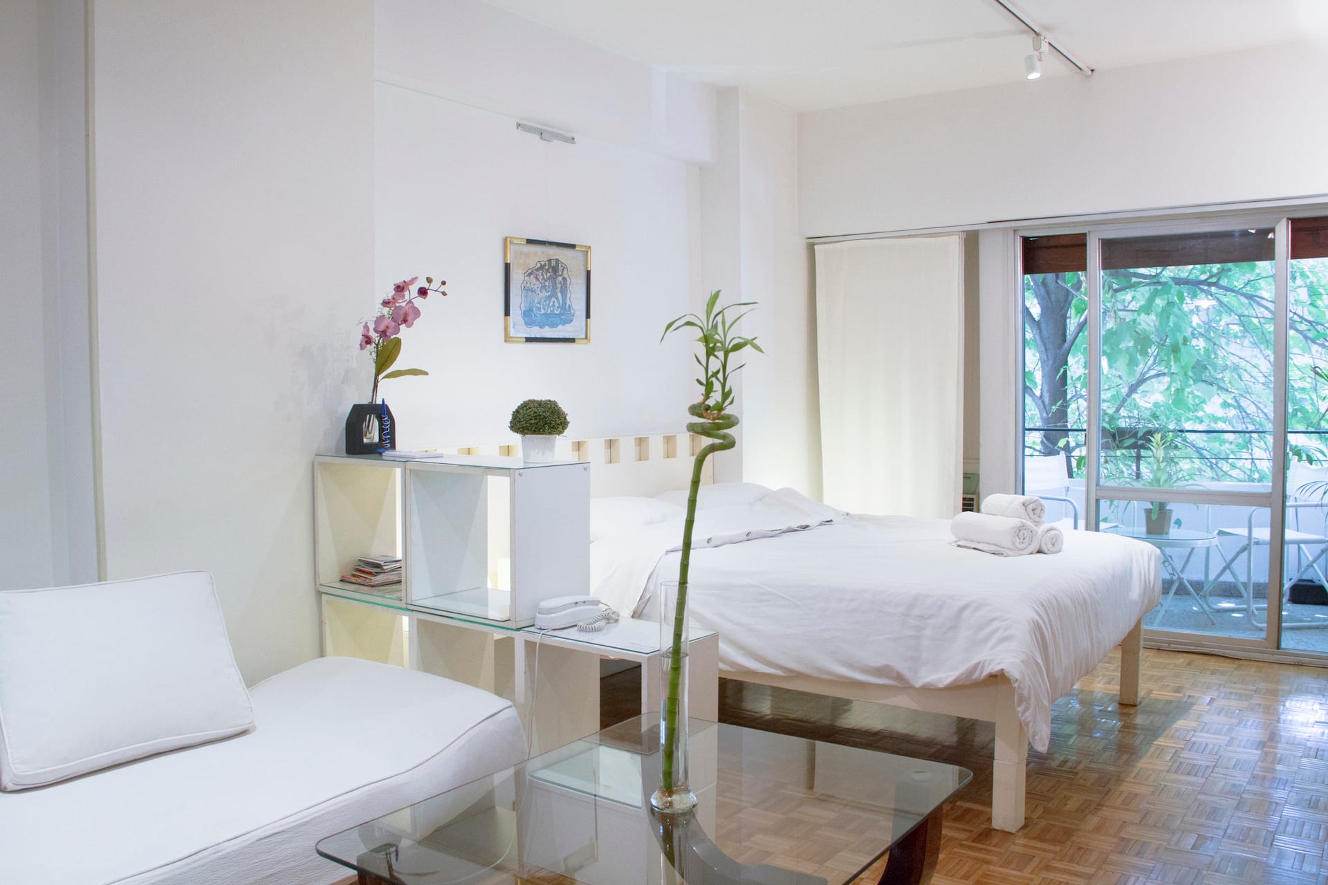 Studio apartment with balcony in Recoleta