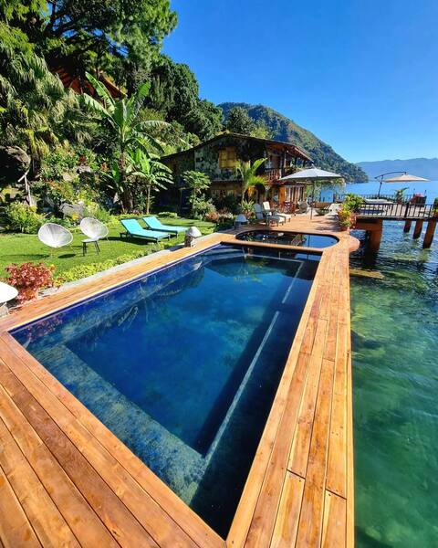 Magical Lake Hot Spring Swimming Pools