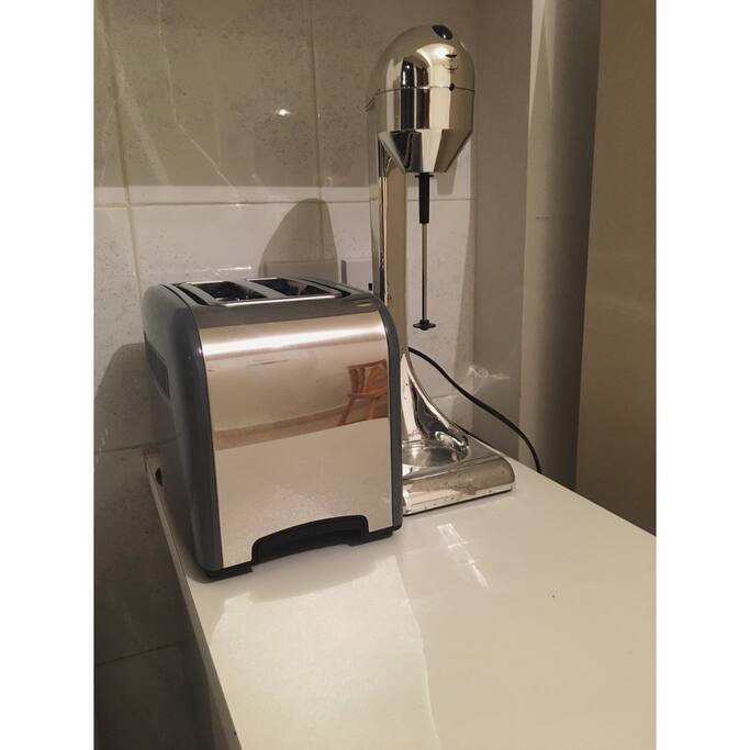 Toaster and frappe (coffee) maker