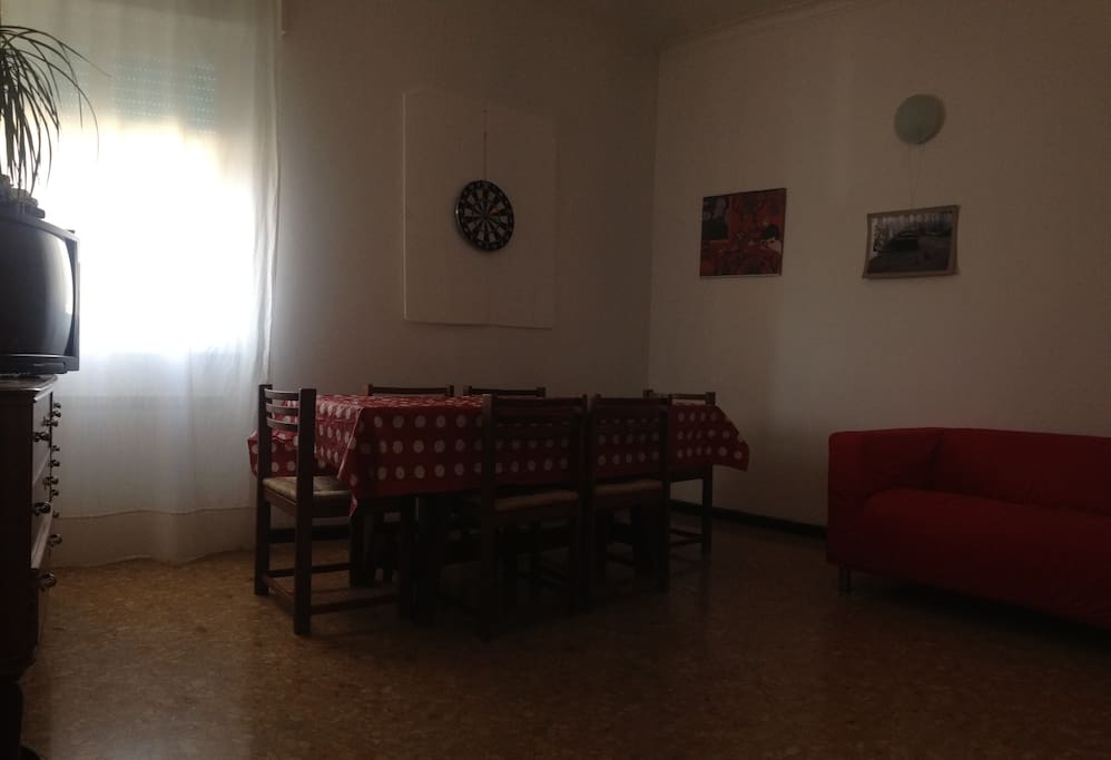The living room, where you will take your rest